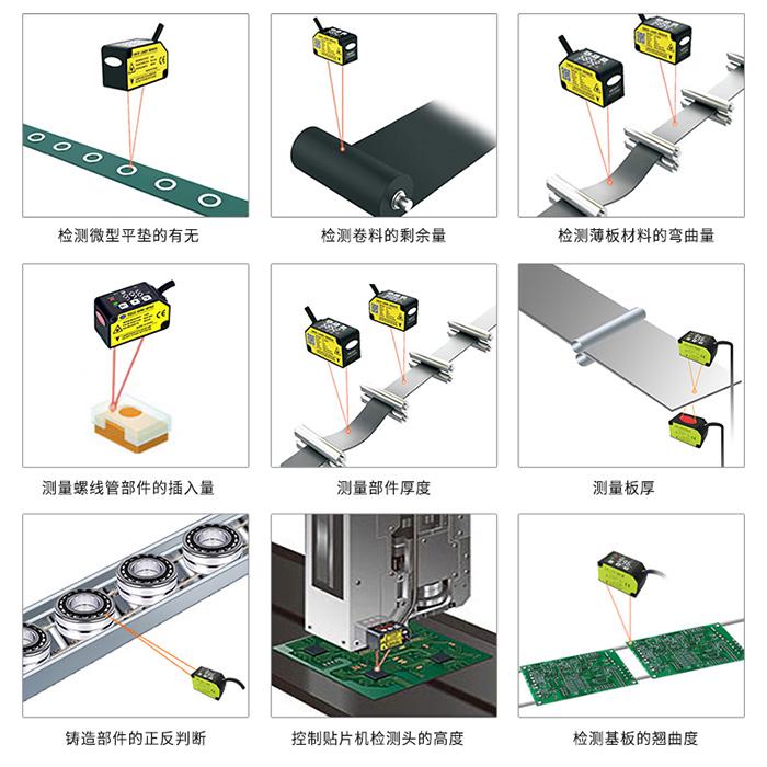 阿童木激光位移傳感器部分應(yīng)用示例